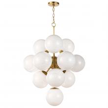  16-1278SRLNB - Regina Andrew La Dame Chandelier (Swirl Glass Na