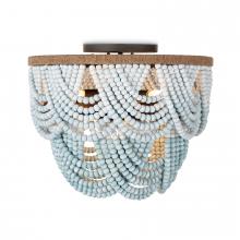  16-1374 - Coastal Living Ombre Wood Bead Flush Mount