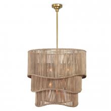  16-1402NAT - Coastal Living Nimes Chandelier (Natural)