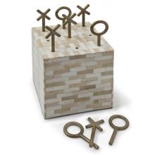  20-1099 - Regina Andrew Tic Tac Toe Block (Multi-Tone Bone