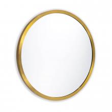  21-1132NB - Regina Andrew Doris Round Mirror (Natural Brass)