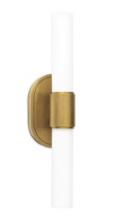  15-1201NB - Regina Andrew Dixon Sconce Double (Natural Brass