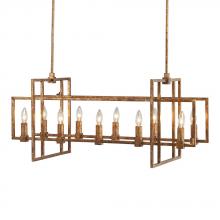  H6123-6AG - Daniela 6-light Chandelier w/ Antique Gold Finish