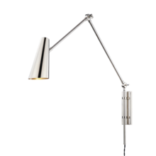  4121-PN - 1 LIGHT WALL SCONCE W/ PLUG