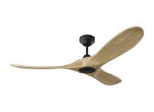  3MAVSM52MBKNH - Maverick Smart 52 Ceiling Fan in Matte Black with Naturel Honey Blades