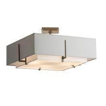  126510-SKT-07-SF1605-SJ2012 - Exos Square Double Shade Semi-Flush