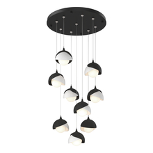  131105-SKT-STND-10-02-GG0711 - Brooklyn 9-Light Double Shade Pendant