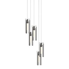  131124-SKT-LONG-14-ZM0065 - Exos Glass 5-Light Pendant