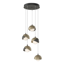  131125-SKT-STND-20-84-GG0711 - Brooklyn 5-Light Double Shade Pendant