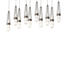  131200-SKT-LONG-14-YJ0434 - Link 10-Light Blown Glass Pendant