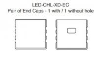  LED-CHL-XD-EC - Extruded Channel End Caps