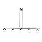  62476LEDD-CH/OPL - 5 Light LED Linear Pendant