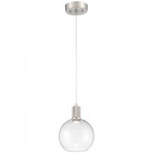  63142LEDD-BS/CLR - Burgundy LED Pendant