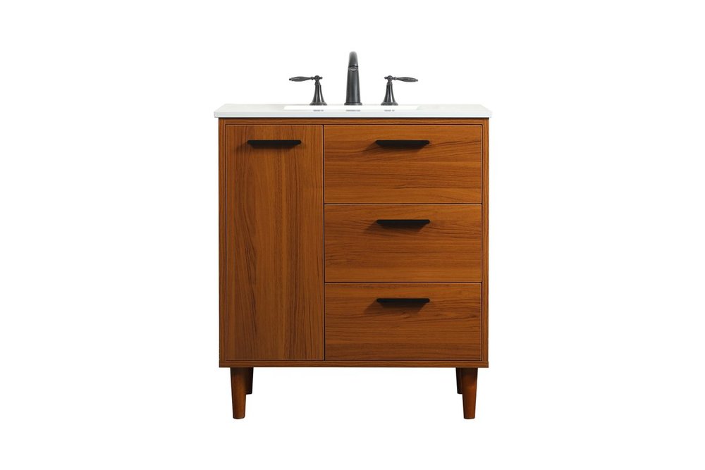 30 inch bathroom vanity in Teak TWZMA J. Landon