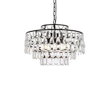  1102D20BK - Mila 20 Inch Pendant in Black