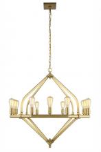  1472G39BB - Illumina 12 Light Burnished Brass Pendant