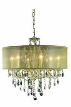  2016D24G+SH/SA - St. Francis 6 light Gold Chandelier