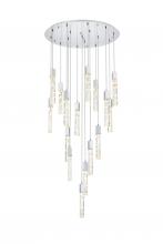  2089G36C - Aurora 36 inch Chandelier in Chrome