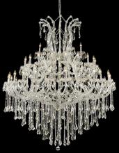  2801G60C/RC - Maria Theresa 49 Light Chrome Chandelier Clear Royal Cut Crystal