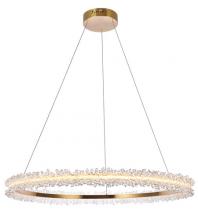  3506D26G - Laurel LED 26 Inch Gold Pendant