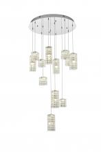  3680D28C - Aston 28 inch LED Pendant in Chrome