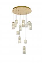  3680D28SG - Aston 28 inch LED Pendant in Satin Gold