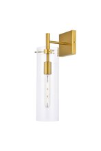  LD2362BR - Savant 1 Light Brass Wall Sconce