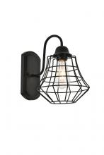  LD4008W10BK - Candor 1 Light Black Wall Sconce