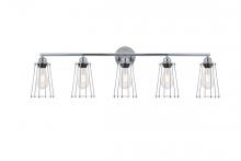  LD4047W42C - Auspice 5 Light Chrome Wall Sconce