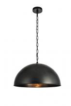  LD6013D20BK - Merce Collection Pendant D20 H12.75 Lt:1 Vintage Black Finish