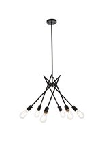  LD640D23BK - Lucca 23 Inch Pendant in Black