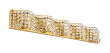  LD7020BR - Ollie 5 Light Brass and Clear Crystals Wall Sconce