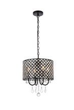  LD711D14BK - Elise 14 Inch Pendant in Black