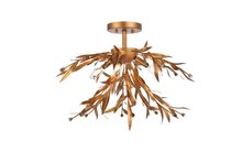  LD810F23GL - Priscilla 23 Inch Flush Mount in Gold Leaf