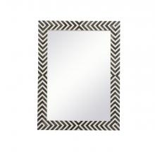  MR52440 - Rectangle Mirror 24 Inch in Chevron