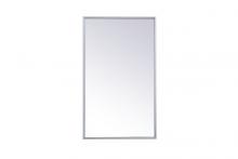  MR571728S - Metal Mirror Medicine Cabinet 17 Inchx28 Inch in Silver