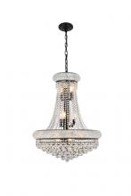  V1800D24BK/RC - Primo 24 Inch Black Chandelier