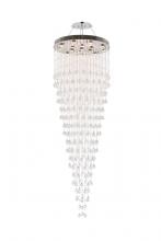  V2006G32C/RC - Galaxy 16 Light Chrome Chandelier Clear Royal Cut Crystal