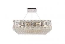  V2032D28C/RC - MaxIme 12 Light Chrome Chandelier Clear Royal Cut Crystal