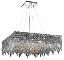  V2033D28C/RC - MaxIme 12 Light Chrome Chandelier Clear Royal Cut Crystal