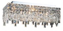  V2035F20C/RC - MaxIme 4 Light Chrome Flush Mount Clear Royal Cut Crystal