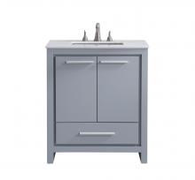  VF-1028 - 30 In. Single Bathroom Vanity Set in Grey