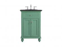  VF12324VM - 24 Inch Single Bathroom Vanity in Vintage Mint