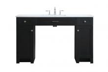  VF14954MBK - 54 Inch Ada Compliant Bathroom Vanity in Black