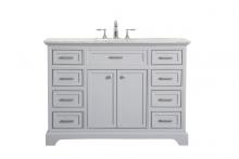  VF15048GR - 48 In. Single Bathroom Vanity Set in Light Grey