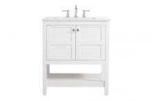  VF16430WH - 30 Inch Single Bathroom Vanity in White