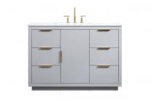  VF19448GR - 48 Inch Single Bathroom Vanity in Grey