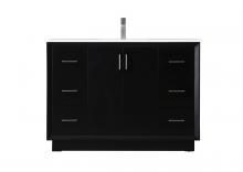  VF19648BK - 48 Inch Single Bathroom Vanity in Black