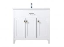  VF28836WH - 36 Inch Single Bathroom Vanity in White