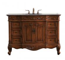  VF38848TK - 48 In. Single Bathroom Vanity Set in Teak